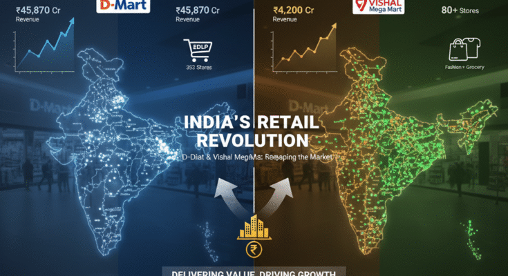 The Rise of D-Mart and Vishal Mega Mart: Revolutionizing Retail in India